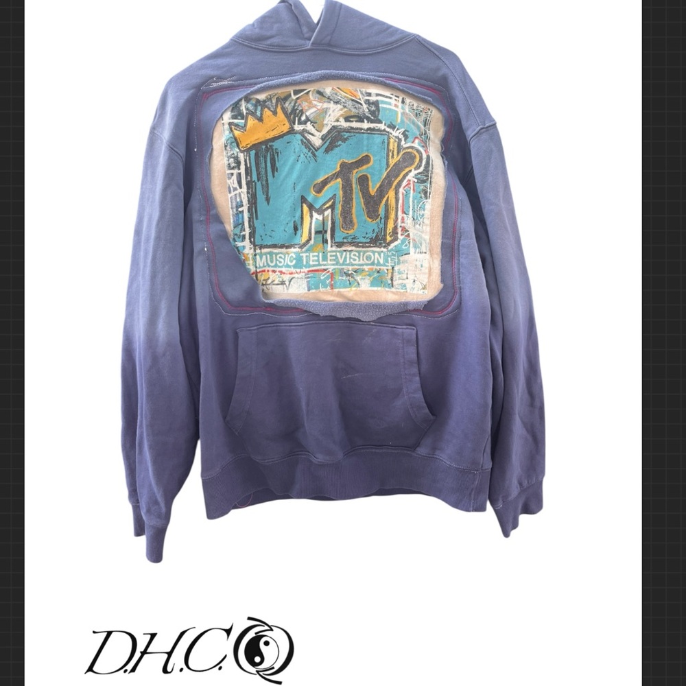 Old Navy up-cycled Blue Hoodie